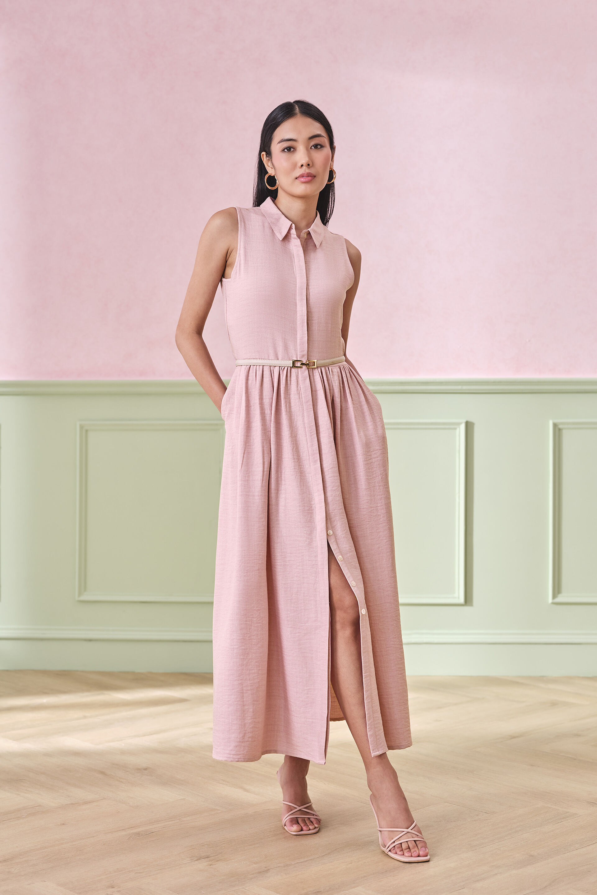 Bubble-yum Peach Dress, Peach, image 1